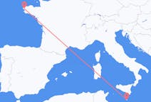 Flights from Brest, France to Valletta, Malta