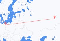 Flights from Yekaterinburg, Russia to Szczecin, Poland