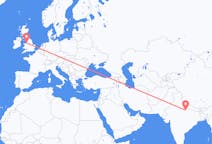 Flyreiser fra Lucknow, India til Liverpool, England