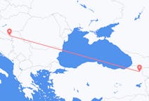 Fly fra Osijek til Kars