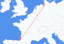 出发地 德国出发地 不来梅目的地 法国比亚里茨的航班