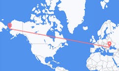 Flyrejser fra Nome, USA til Constanta, Rumænien