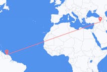 Flights from Paramaribo, Suriname to Şırnak, Turkey