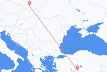 出发地 波兰从 克拉科夫目的地 土耳其科尼亞的航班
