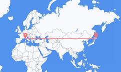 出发地 日本釧路市目的地 法国巴斯蒂亚的航班