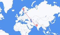 Flights from Surat, India to Skellefteå, Sweden