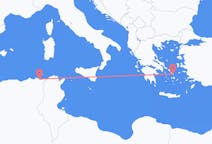 アルジェリアのから アンナバ、ギリシャのへ ミコノス島フライト