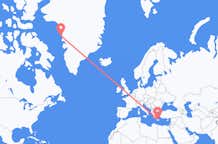 Flyrejser fra Upernavik, Grønland til Iraklio, Grækenland