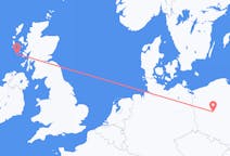 Flights from Tiree, Scotland to Poznań, Poland