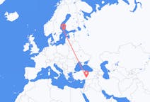 Flyrejser fra Kahramanmaraş til Mariehamn