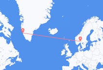 Flüge von Nuuk, Grönland nach Oslo, Norwegen