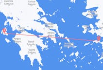 Flyreiser fra Kefallinia, Hellas til Samos, Hellas