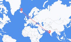 Flights from Goa, India to Akureyri, Iceland