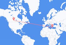 Flights from Saskatoon, Canada to Chania, Greece