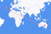 Vols de Mildura, Australie vers Terceira, portugal