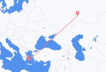 Vluchten van Samara naar Plaka, Milos