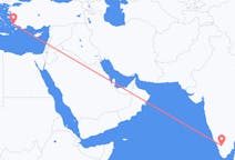 Flights from Coimbatore, India to Bodrum, Turkey