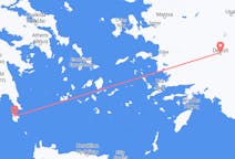 Flüge von Denizli, die Türkei nach Kythera, Griechenland