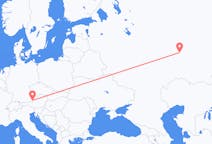 Flights from Nizhnekamsk, Russia to Salzburg, Austria