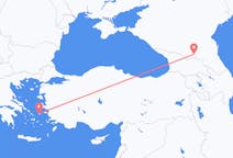 Vluchten van Vladikavkaz naar Ikaria