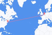 Flyg från Atlantic City, USA till Bryssel, Belgien