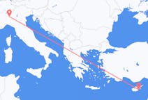 Flights from Larnaca in Cyprus to Milan in Italy