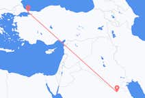 Flyreiser fra Qaisumah, til Istanbul