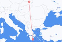 Vluchten van Kosice, Slowakije naar Kythera, Griekenland