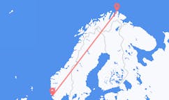 ノルウェーのメハムンから、ノルウェーのスタヴァンゲルまでのフライト