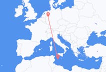 Flyg från Lampedusa till Dortmund