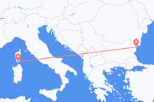 Flights from Figari to Varna
