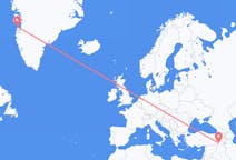 Flights from Aasiaat, Greenland to Şırnak, Turkey
