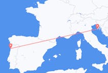 Flyrejser fra Pula, Kroatien til Porto, Portugal