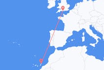 Flyreiser fra Bournemouth, England til Lanzarote, Spania