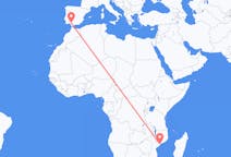 Flyreiser fra Quelimane, Mosambik til Sevilla, Spania