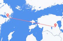 从斯德哥尔摩飞往塔尔图的航班