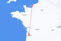 Flyrejser fra Deauville, Frankrig til Bordeaux, Frankrig