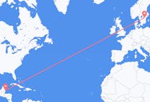 Flyrejser fra San Pedro by, Belize til Linköping, Sverige
