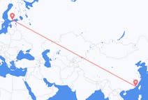 Flights from Xiamen to Helsinki