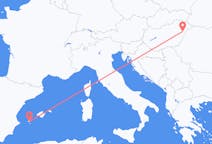 Flyreiser fra Debrecen, Ungarn til Ibiza, Spania