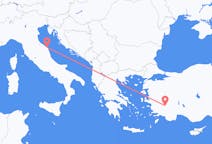 Flights from Denizli to Ancona
