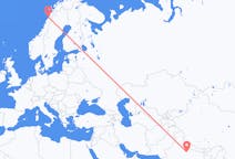 Flights from Kanpur, India to Bodø, Norway