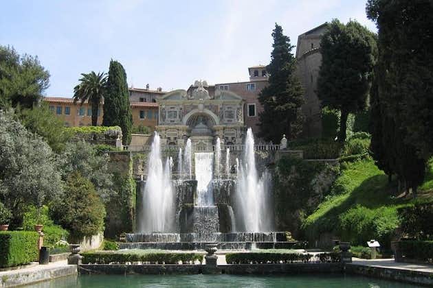 Visite d'une journée de Tivoli au départ de Rome avec déjeuner, la villa d'Hadrien et la villa d'Este