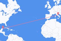 Flyreiser fra Cancún, Mexico til Pescara, Italia