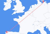 Flights from Santiago de Compostela, Spain to Rostock, Germany