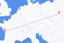 Flyreiser fra La Rochelle, Frankrike, til Lublin, Frankrike
