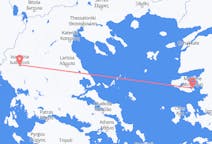 Vols depuis la ville d'Ioannina vers la ville de Mytilène