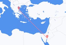요르단 아카바에서 출발해 그리스 볼로스로(으)로 가는 항공편