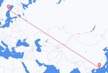 Flights from Hong Kong to Umeå