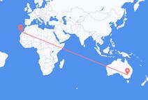 Flyrejser fra Griffith, Australien til Las Palmas, Spanien